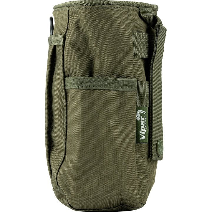 Bolsa Dump Bag para cargadores vacíos negra con bolsillo frontal y D-anilla