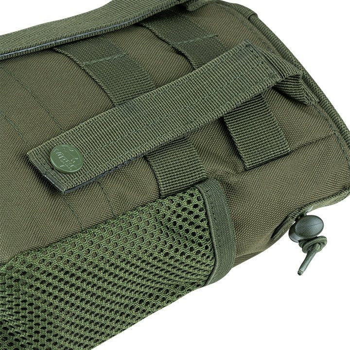 Bolsa Dump Bag para cargadores vacíos negra con bolsillo frontal y D-anilla