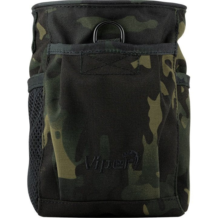 Bolsa Dump Bag para cargadores vacíos negra con bolsillo frontal y D-anilla