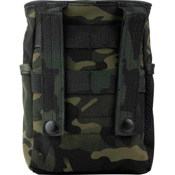 Bolsa Dump Bag para cargadores vacíos negra con bolsillo frontal y D-anilla