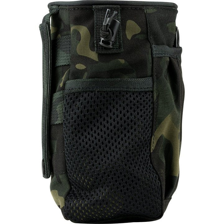 Bolsa Dump Bag para cargadores vacíos negra con bolsillo frontal y D-anilla