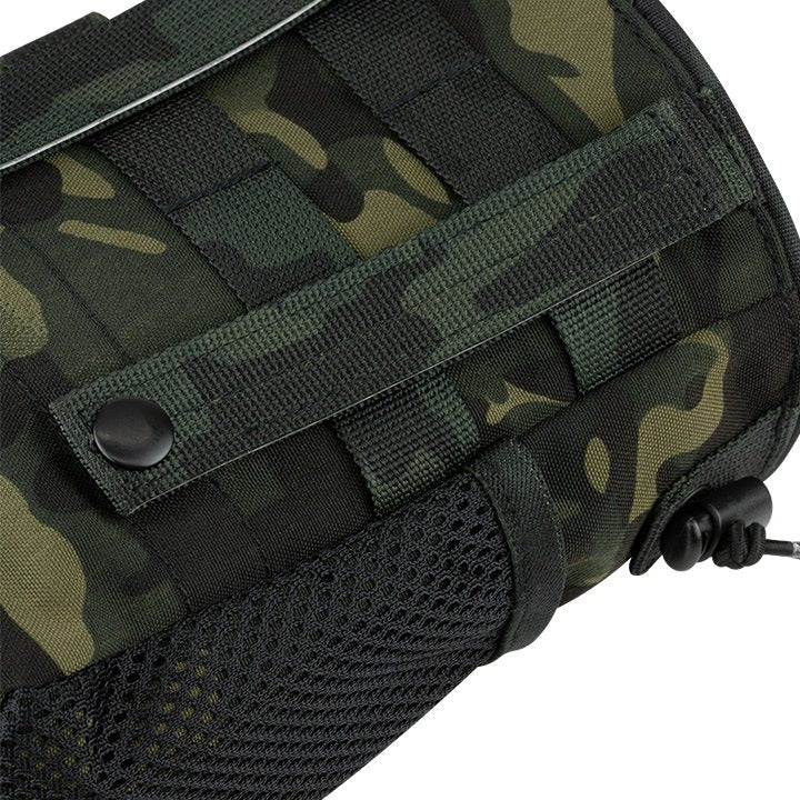 Bolsa Dump Bag para cargadores vacíos negra con bolsillo frontal y D-anilla