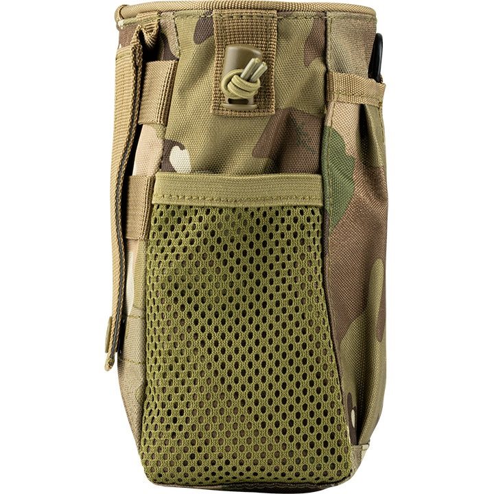 Bolsa Dump Bag para cargadores vacíos negra con bolsillo frontal y D-anilla