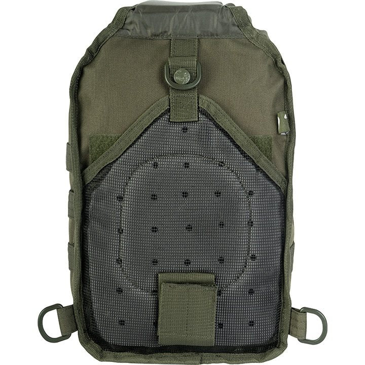 Mochila bandolera VIPER 10L negra Cordura 31x20x16 cm