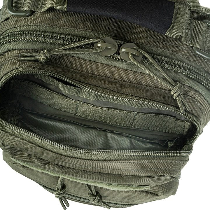 Mochila bandolera VIPER 10L negra Cordura 31x20x16 cm