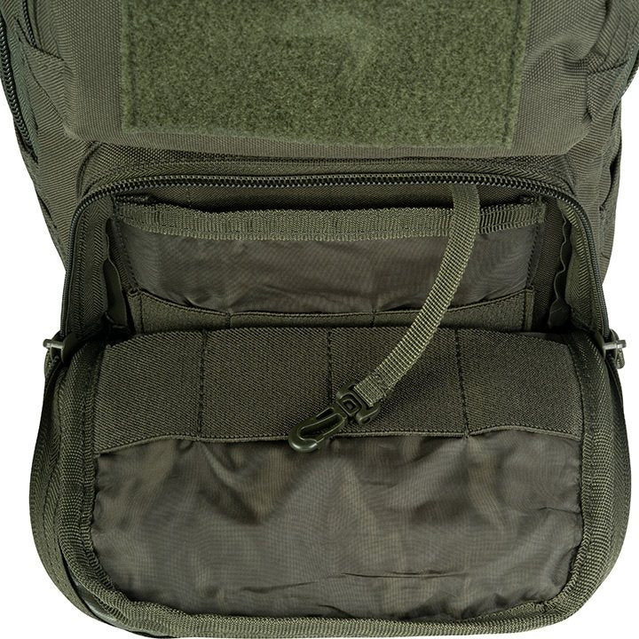 Mochila bandolera VIPER 10L negra Cordura 31x20x16 cm