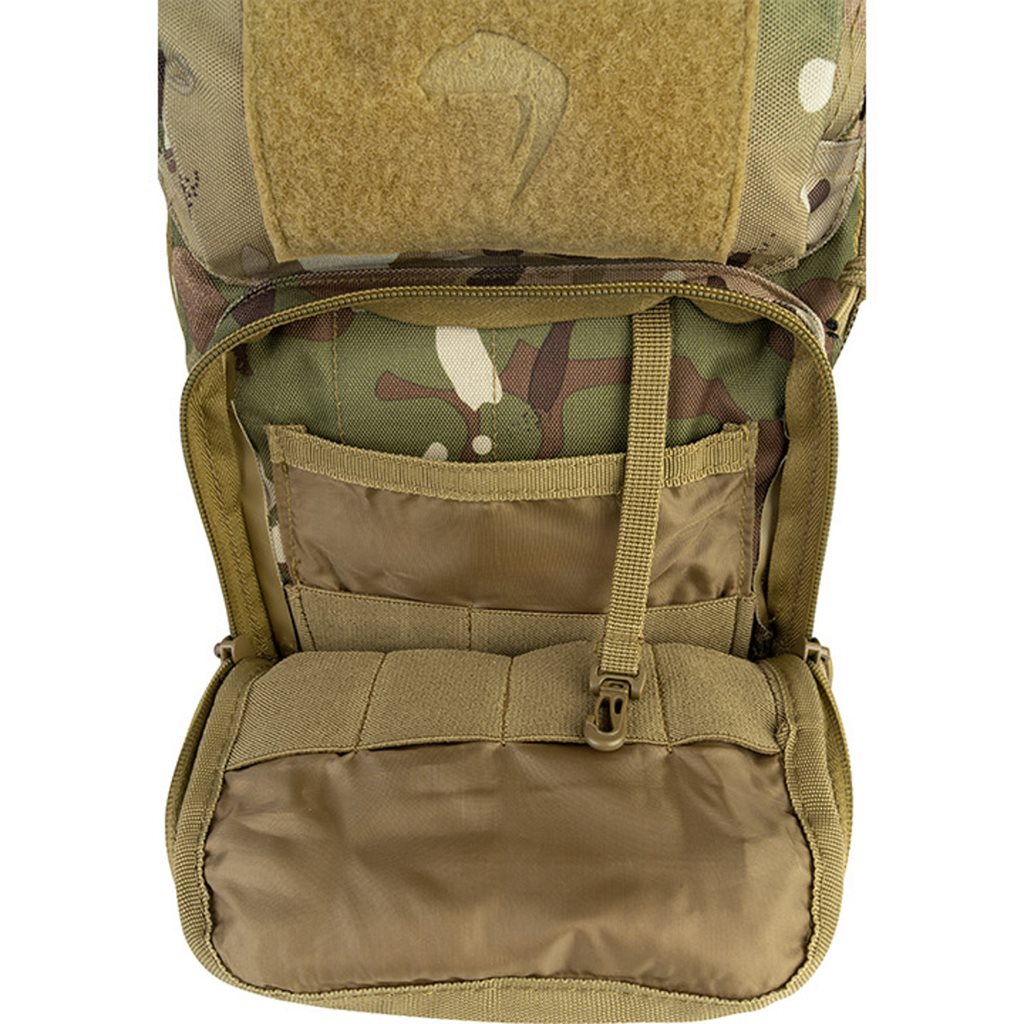 Mochila bandolera VIPER 10L negra Cordura 31x20x16 cm