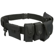 Cinturón SECURITY VIPER negro con 6 fundas (esposas, spray, documentos, llaves, cargadores)