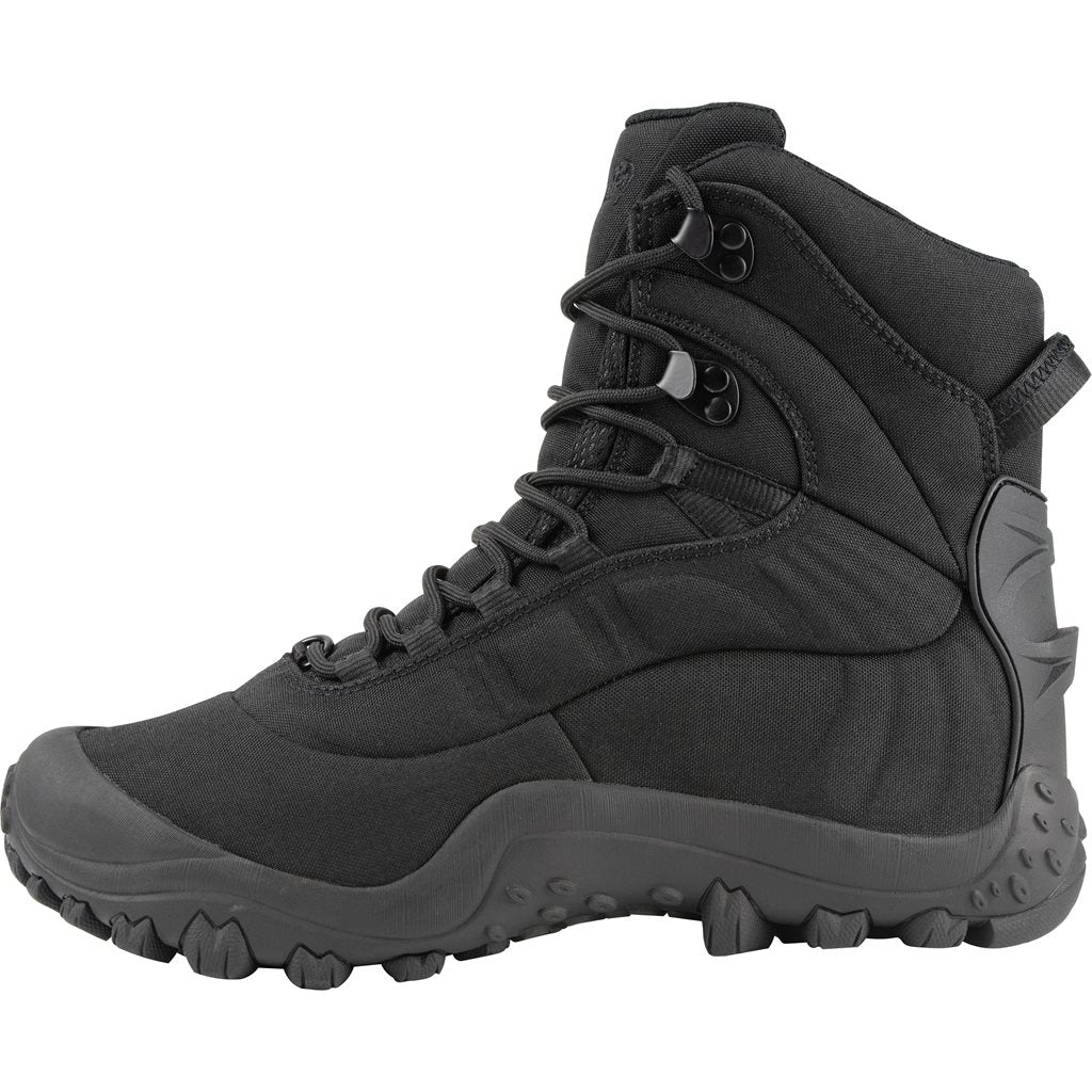 Botas tácticas VENOM negras con empeine de Cordura y suela antideslizante