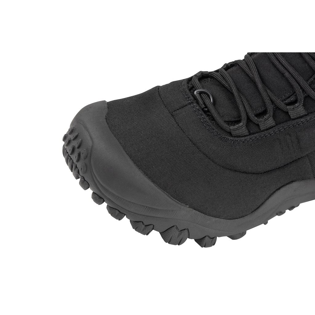 Botas tácticas VENOM negras con empeine de Cordura y suela antideslizante