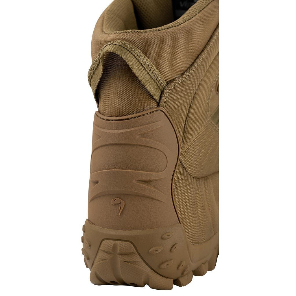 Botas tácticas VENOM COYOTE con empeine de Cordura y suela antideslizante