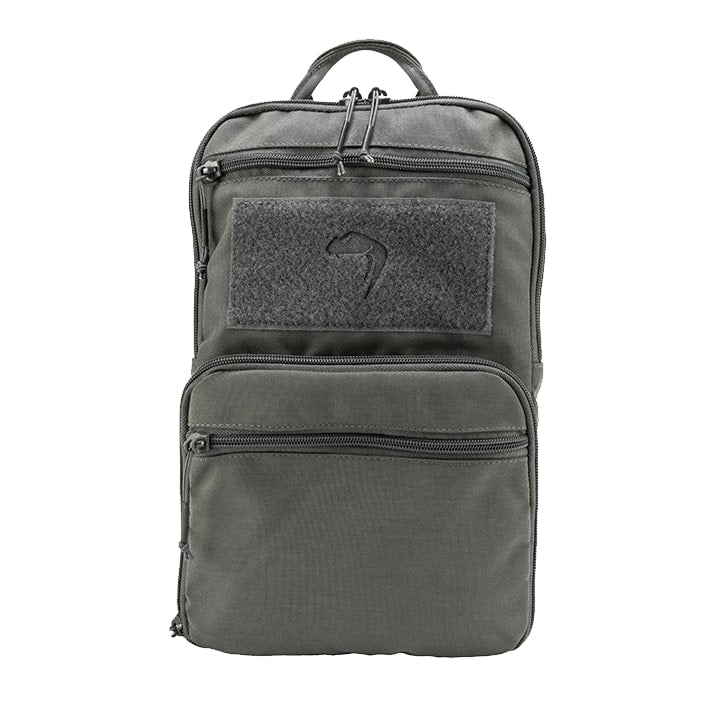 Mochila VX CHARGER negra con compartimentos ampliables y tejido 700D Polytech