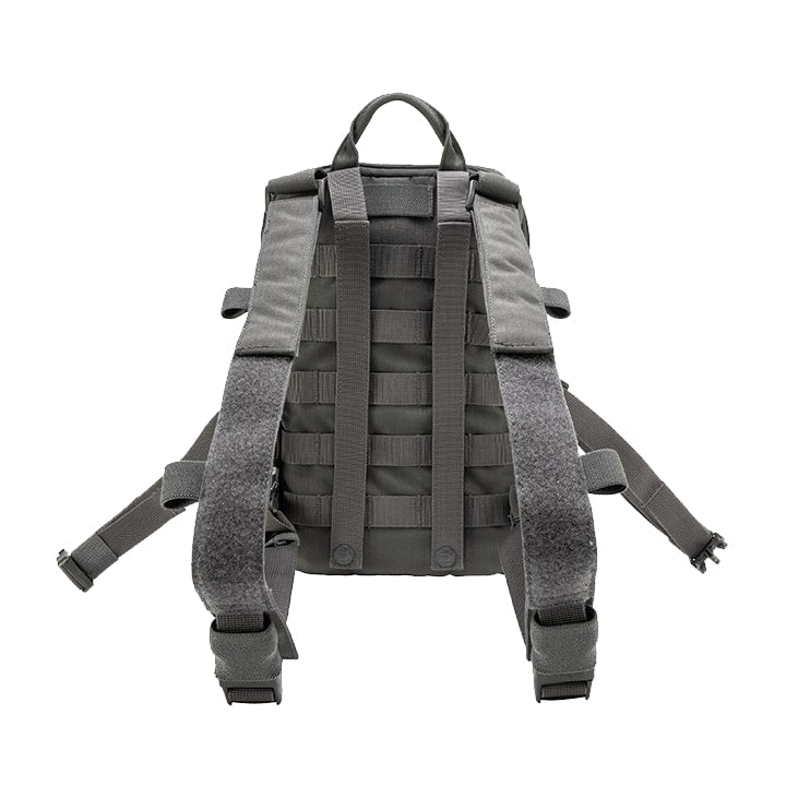 Mochila VX CHARGER negra con compartimentos ampliables y tejido 700D Polytech