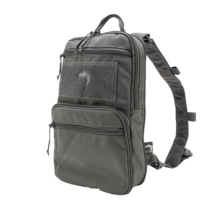 Mochila VX CHARGER negra con compartimentos ampliables y tejido 700D Polytech