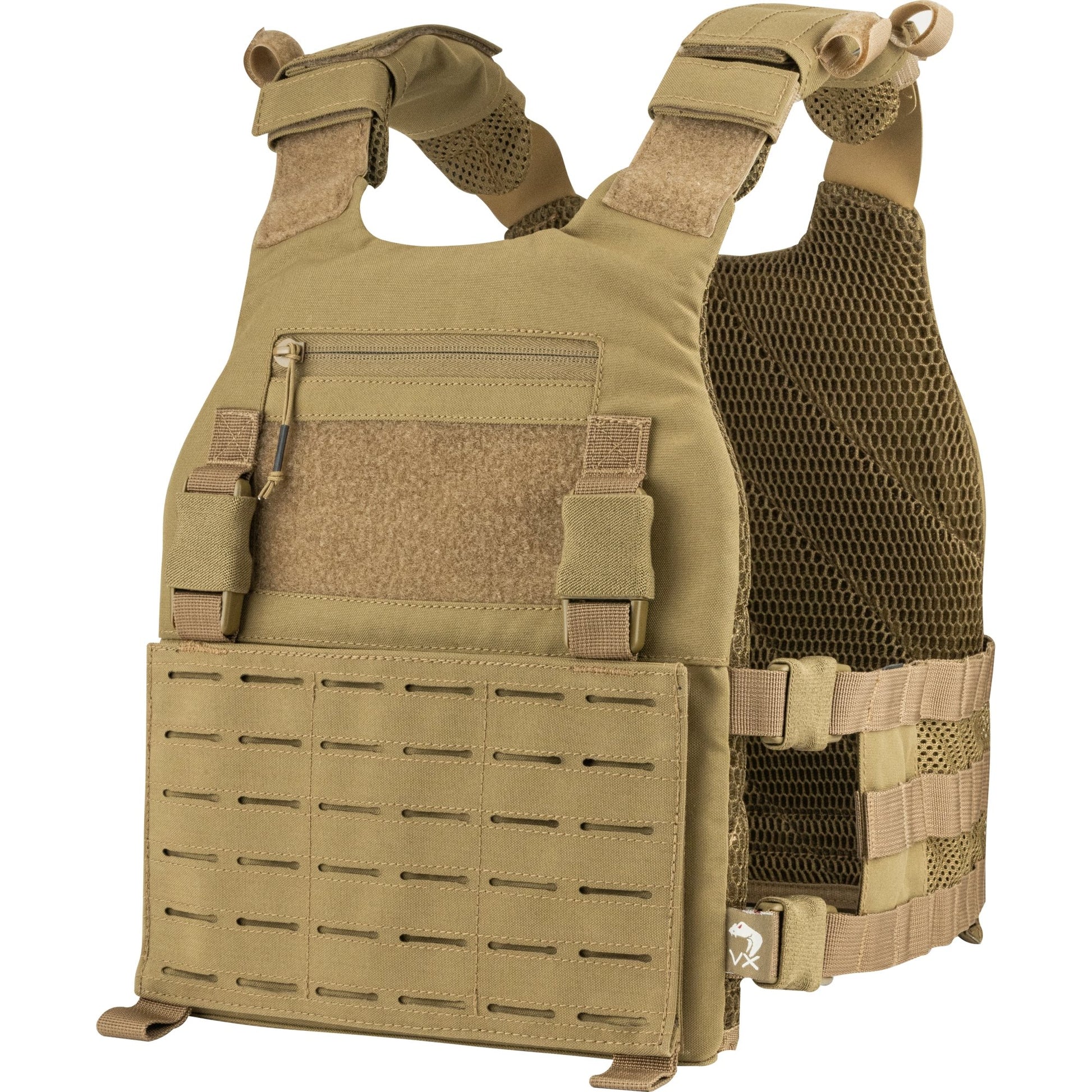 Portaplacas VX BUCKLE UP GEN2 negro de Viper Tactical, vista frontal