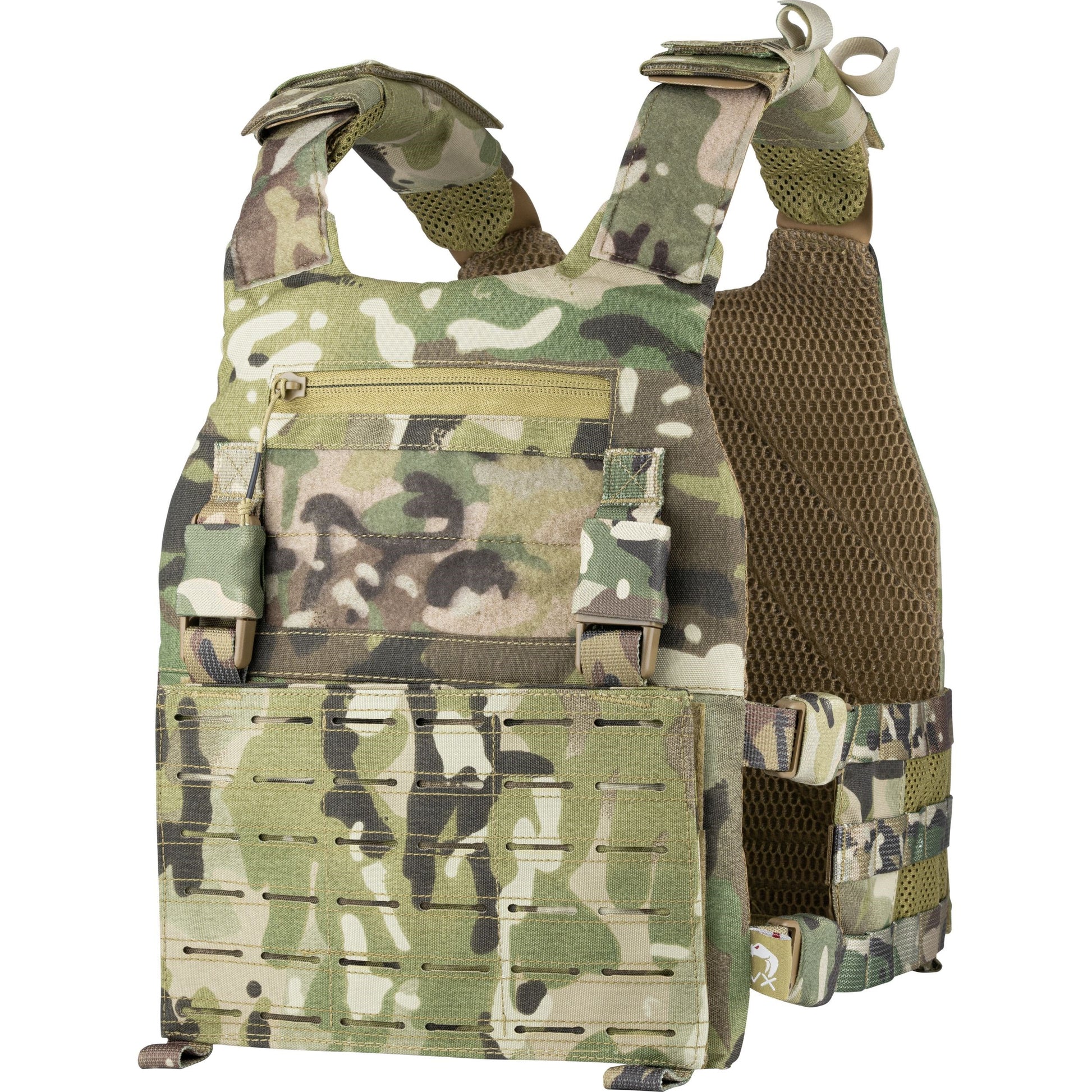 Portaplacas VX BUCKLE UP GEN2 negro de Viper Tactical, vista frontal