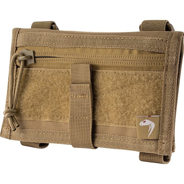 Funda táctica VIPER para muñeca negra con compartimentos transparentes para documentos, material Cordura