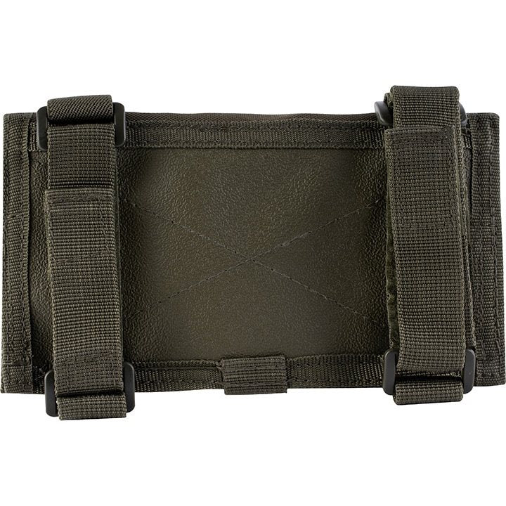 Funda ID táctica VIPER para muñeca negra con compartimentos transparentes y tejido Cordura