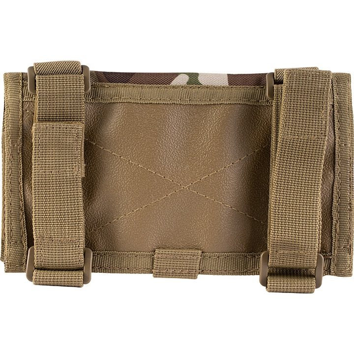 Funda ID táctica VIPER para muñeca negra con compartimentos transparentes y tejido Cordura