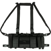 Vesta táctica Special Ops Chest Rig negra, Cordura 600D