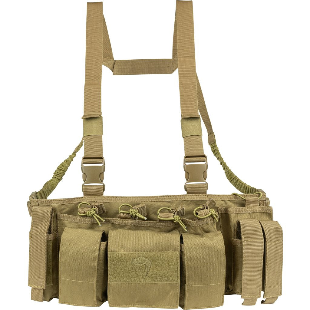 Vesta táctica Special Ops Chest Rig negra, Cordura 600D