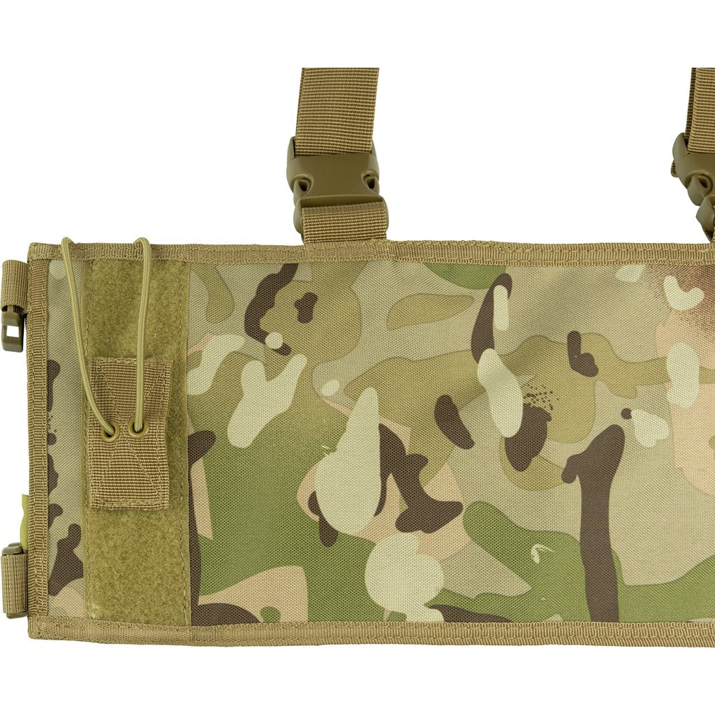 Vesta táctica Special Ops Chest Rig negra, Cordura 600D