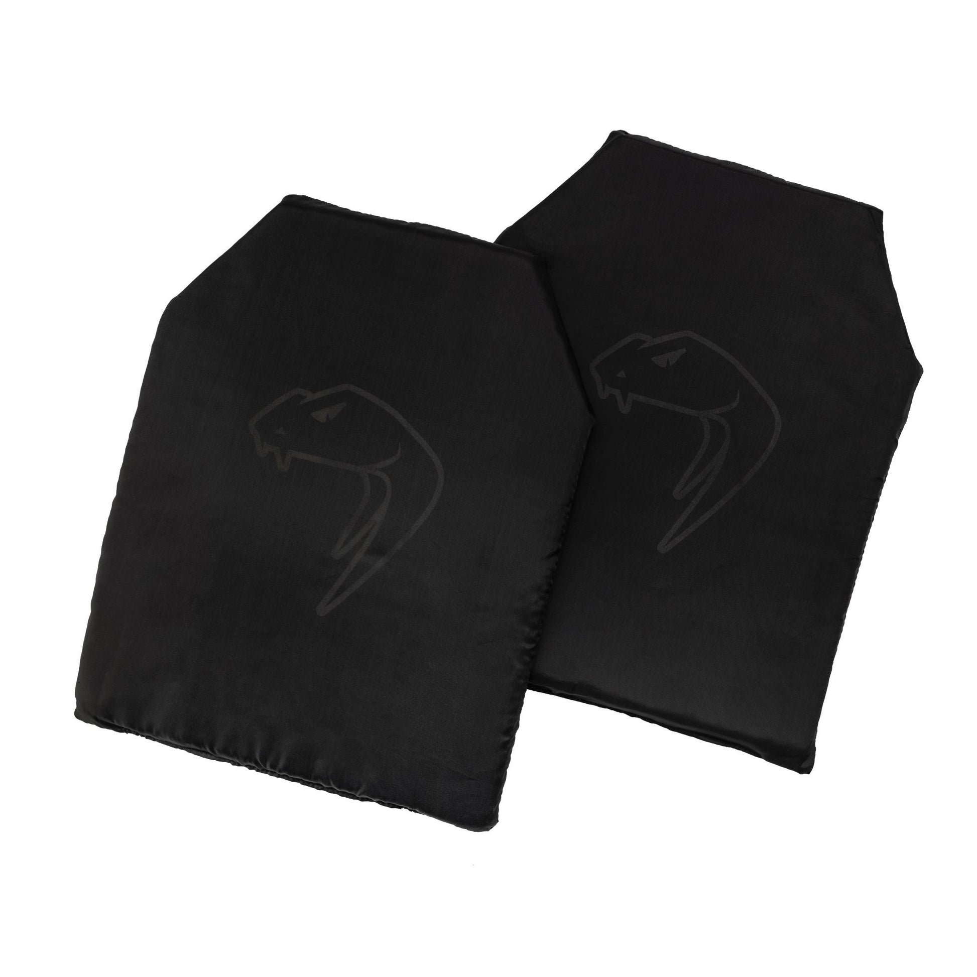 Placas de espuma negras 2 unidades con funda de nylon, medidas 26x33x2 cm
