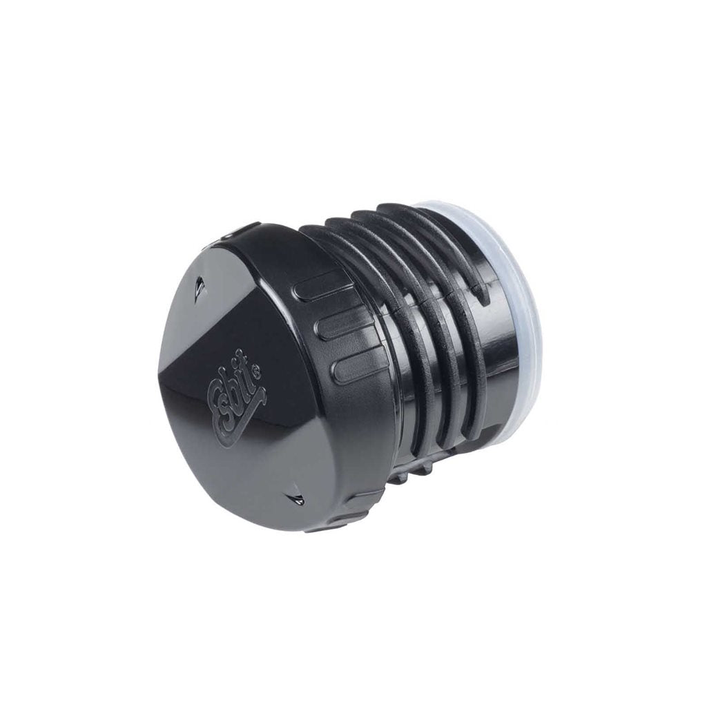 Termo de acero inoxidable 500 ml negro con dos cierres y acabado mate antideslizante
