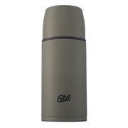 Termo de acero inoxidable 750 ml negro con acabado antideslizante, incluye 2 vasos y 2 cierres