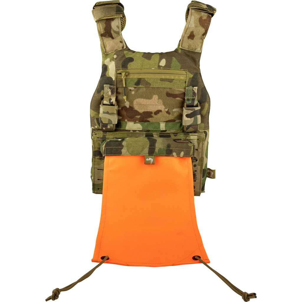 Bandera señalizadora VP MARKER negra con funda MOLLE y cierre de velcro