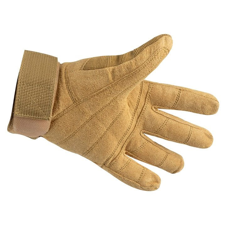 Guantes tácticos SPECIA OPS KHAKI en color caqui con dos tiras de velcro en la muñeca
