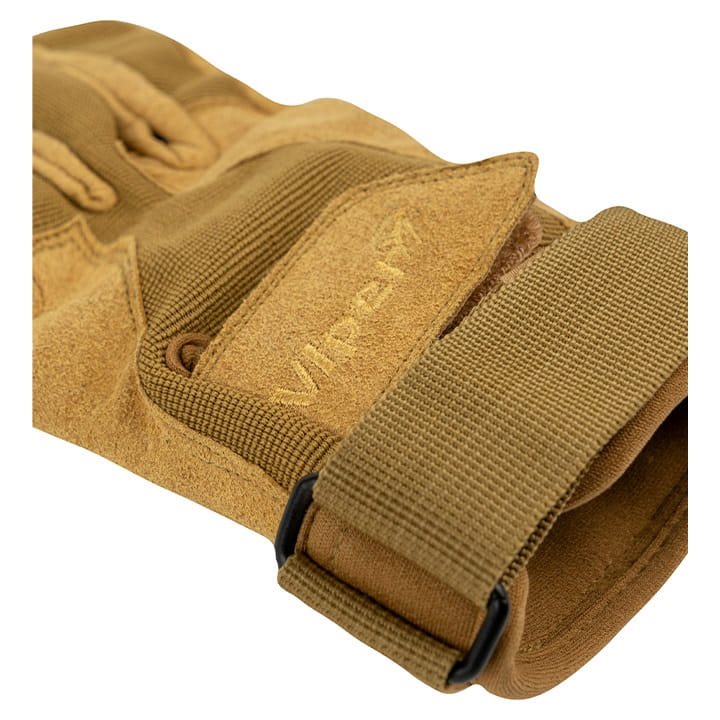 Guantes tácticos SPECIA OPS KHAKI en color caqui con dos tiras de velcro en la muñeca