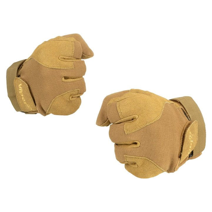 Guantes tácticos SPECIA OPS KHAKI en color caqui con dos tiras de velcro en la muñeca