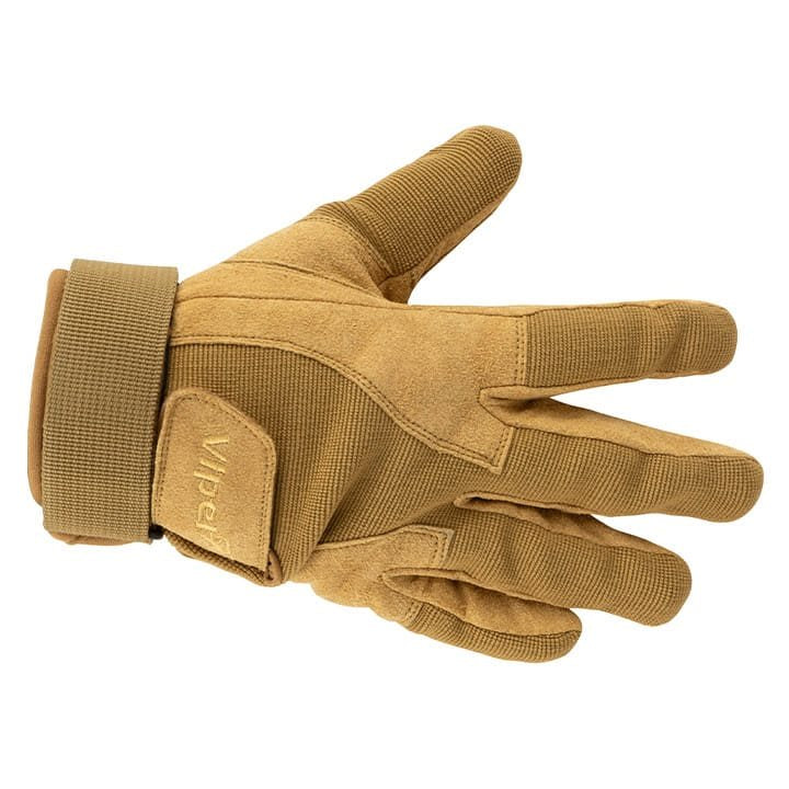 Guantes tácticos SPECIA OPS KHAKI en color caqui con dos tiras de velcro en la muñeca