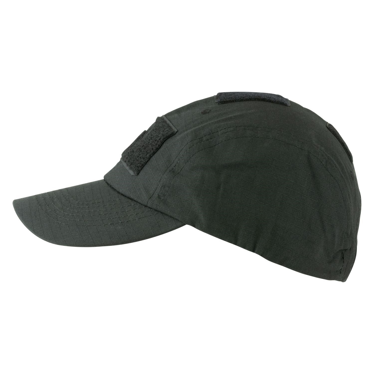 Gorra baseball ELITE rip-stop negra con cierre de velcro