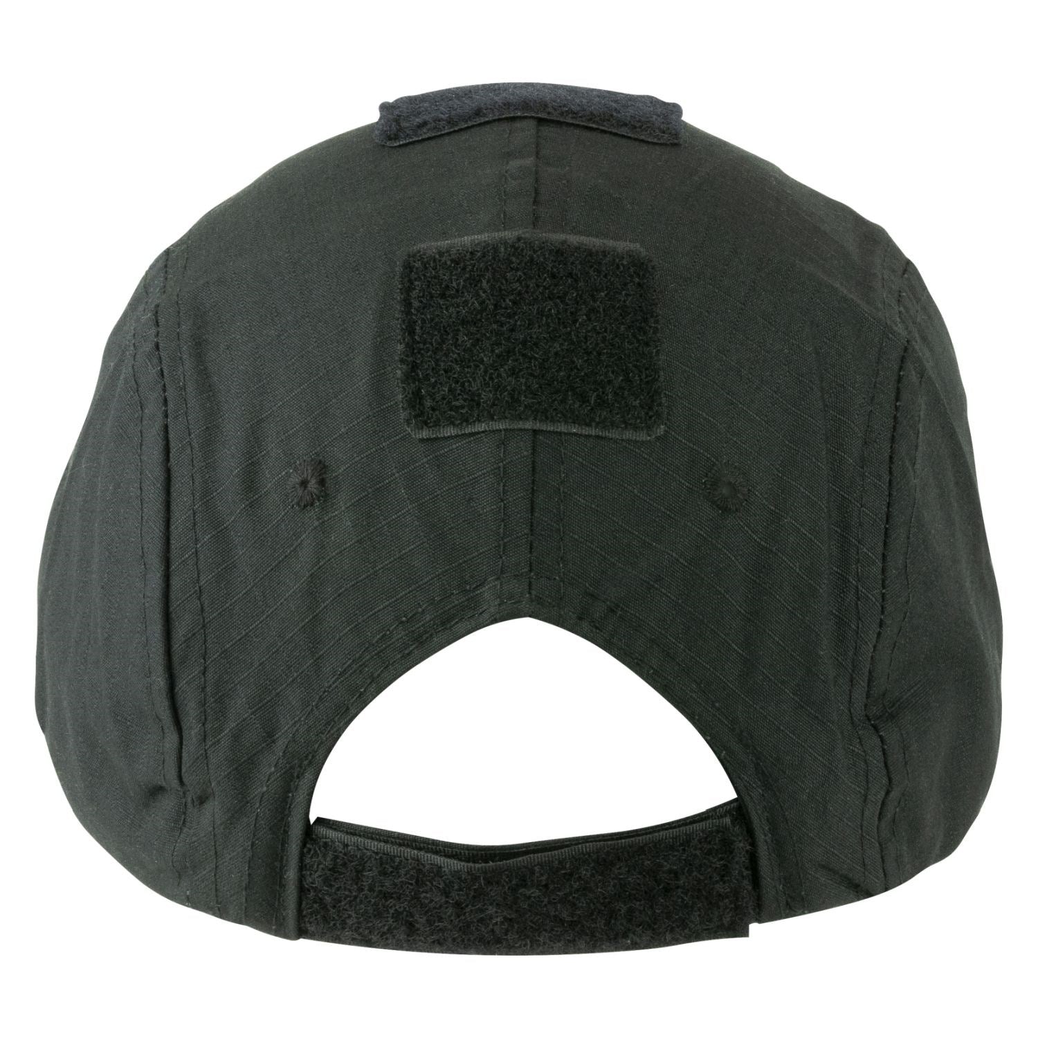 Gorra baseball ELITE rip-stop negra con cierre de velcro
