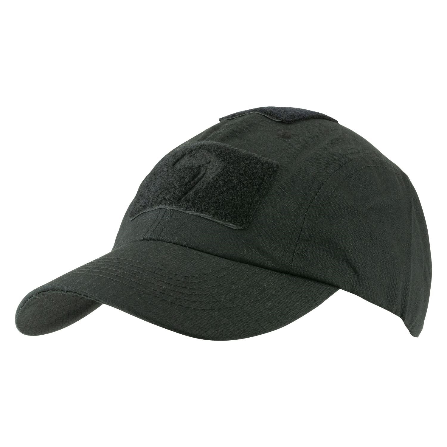 Gorra baseball ELITE rip-stop negra con cierre de velcro