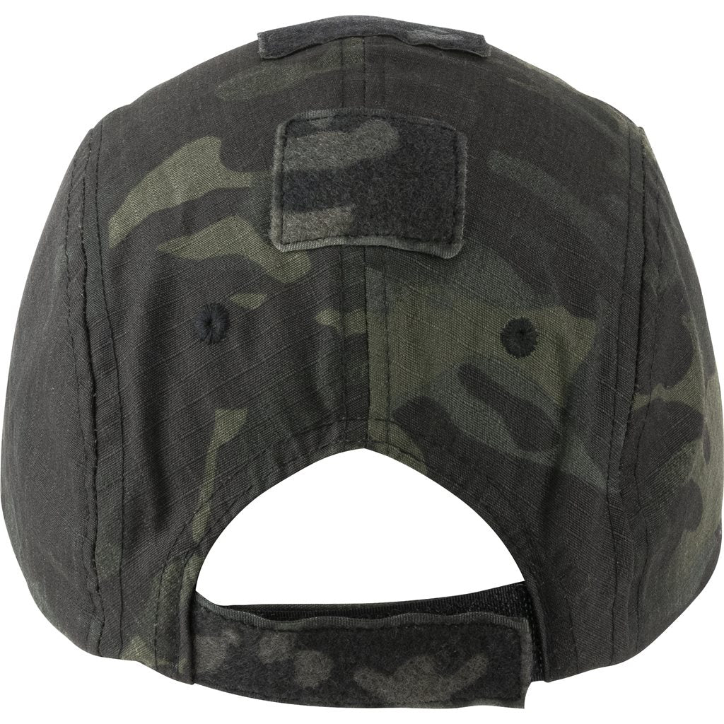 Gorra baseball ELITE rip-stop negra con cierre de velcro