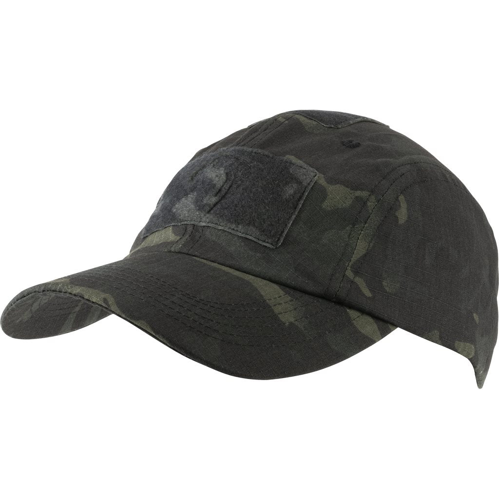 Gorra baseball ELITE rip-stop negra con cierre de velcro