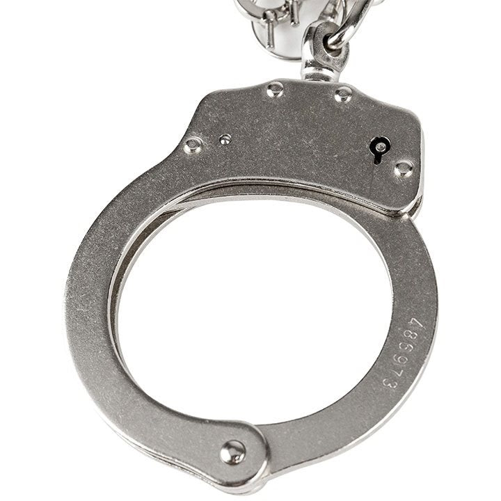 Esposas policiales Heavy Duty con cadena y 2 llaves, resistentes y aptas para uso profesional