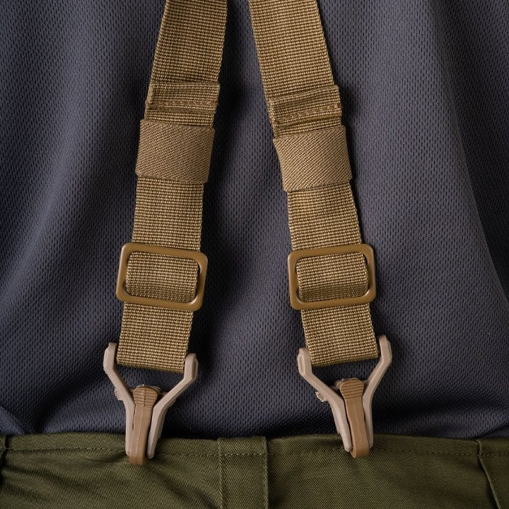 Arnés VIPER con cierre COYOTE en color coyote, material 600D Cordura, compatible con cinturón LAZER