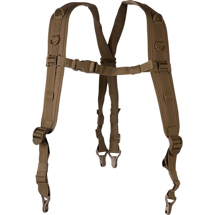 Arnés VIPER con cierre COYOTE en color coyote, material 600D Cordura, compatible con cinturón LAZER