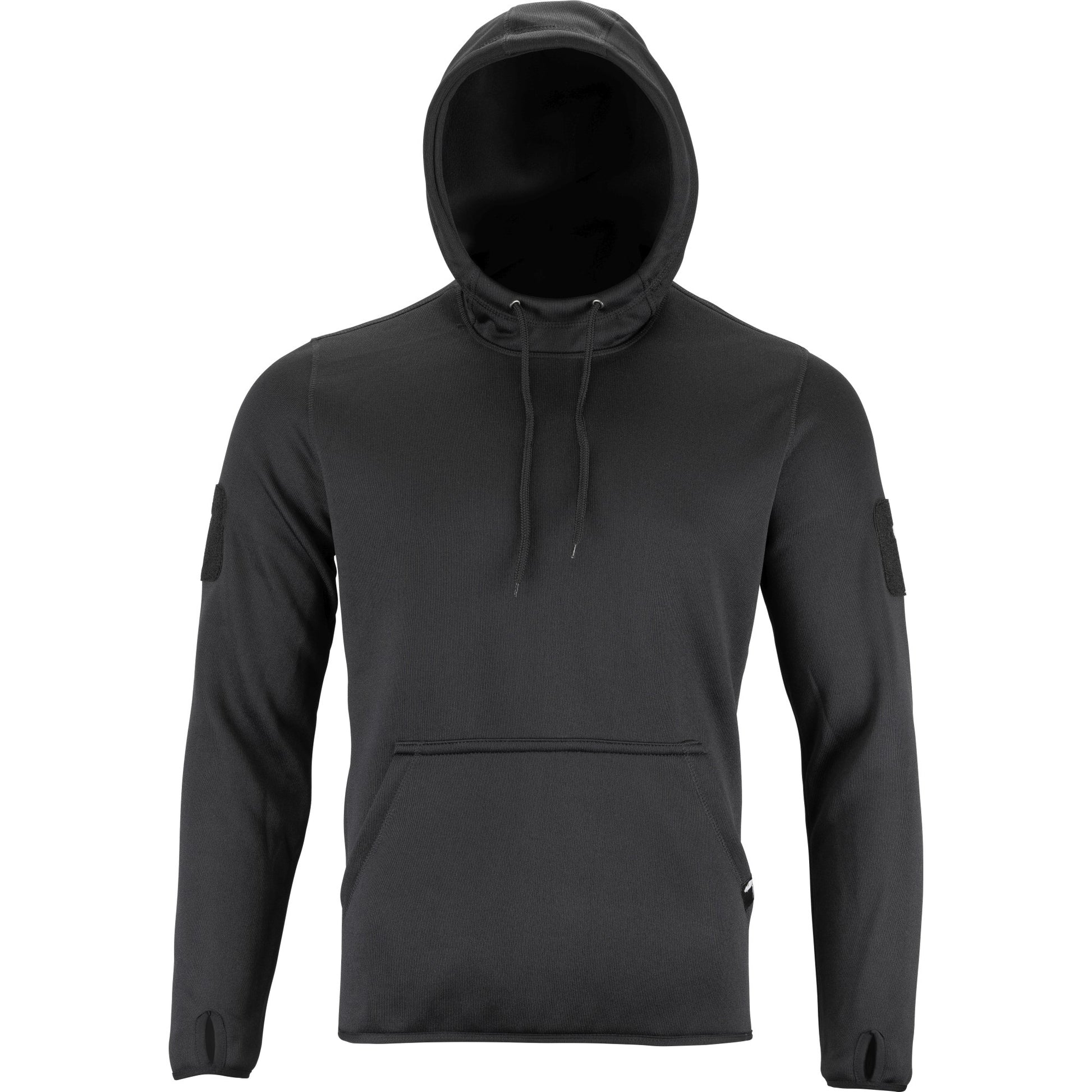 Sudadera ARMOUR negra con capucha y bolsillo canguro