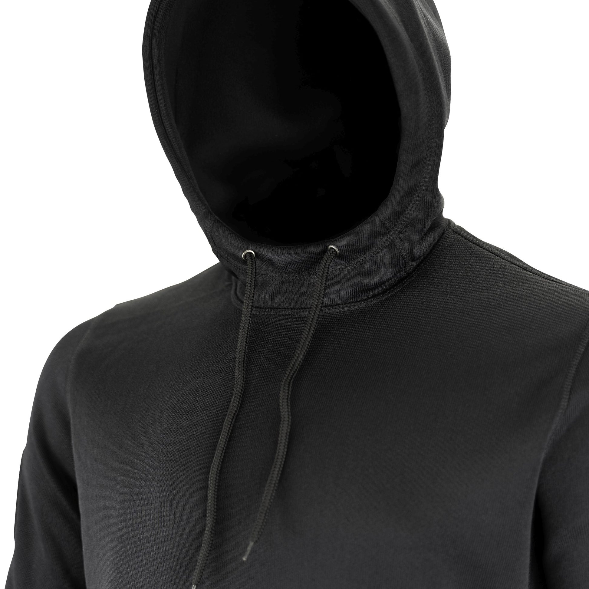 Sudadera ARMOUR negra con capucha y bolsillo canguro