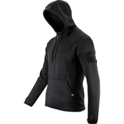 Sudadera ARMOUR negra con capucha y bolsillo canguro