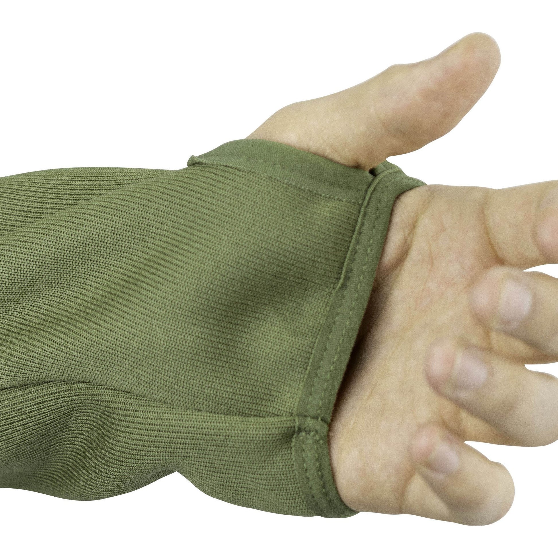 Sudadera ARMOUR verde con capucha, bolsillo canguro y paneles VELCRO