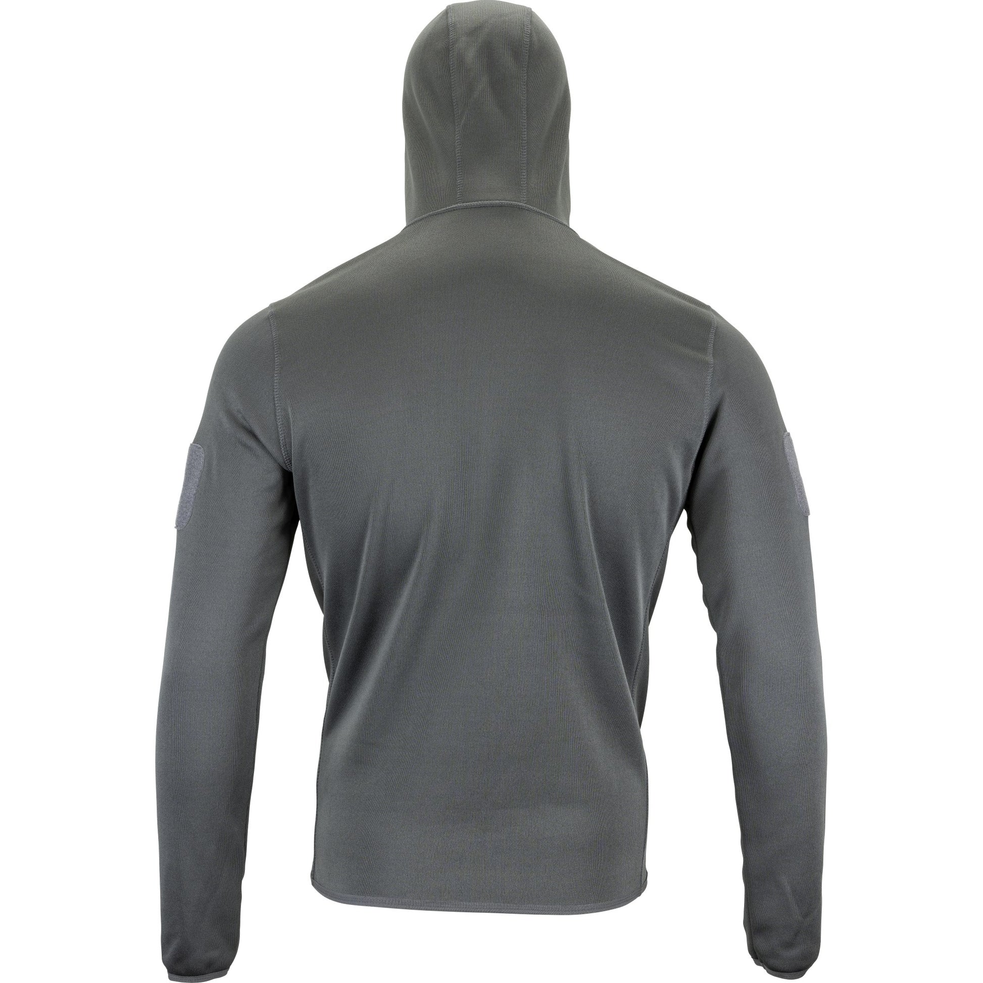 Sudadera con capucha ARMOUR TITANIUM gris - VIPER, bolsillo canguro y paneles VELCRO