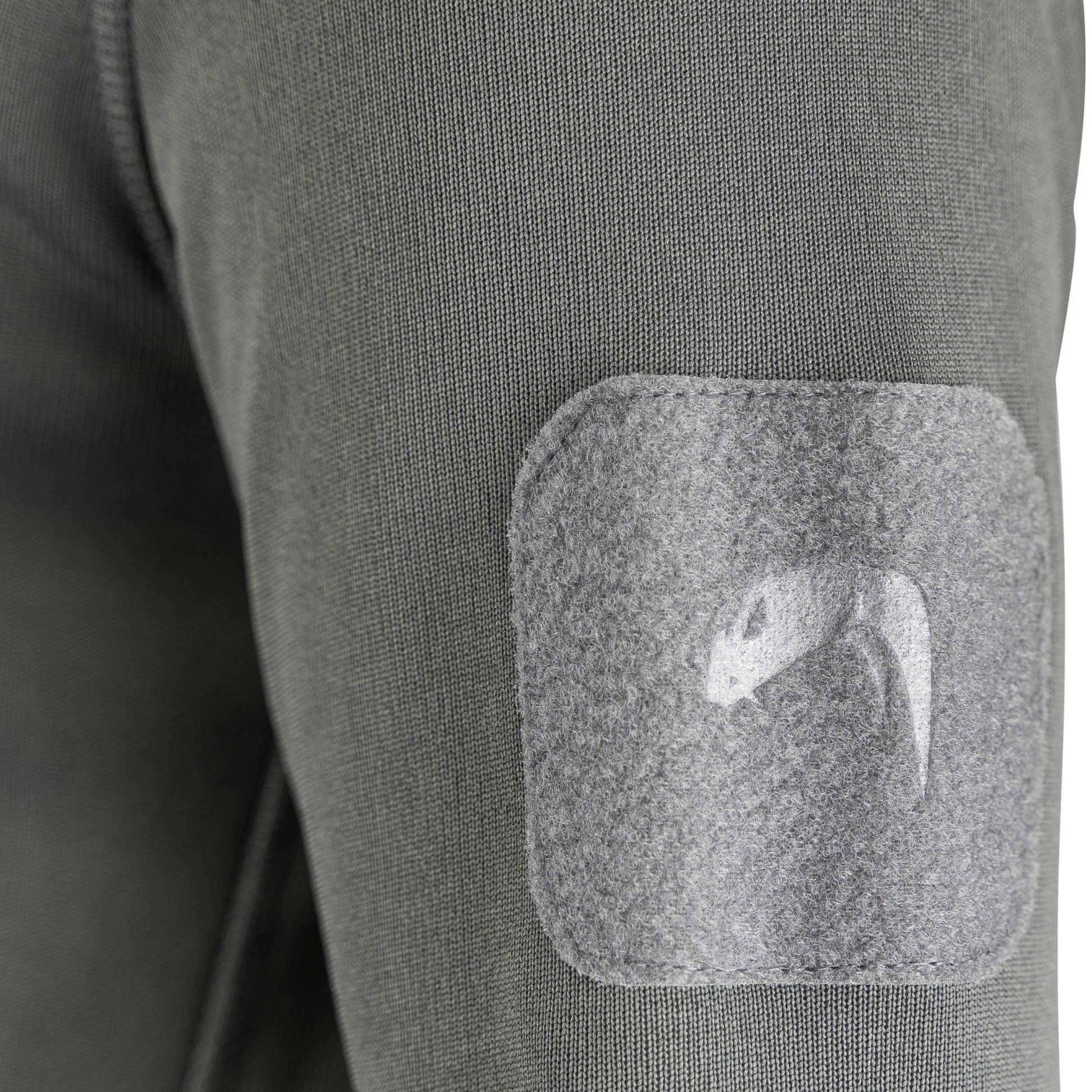 Sudadera con capucha ARMOUR TITANIUM gris - VIPER, bolsillo canguro y paneles VELCRO
