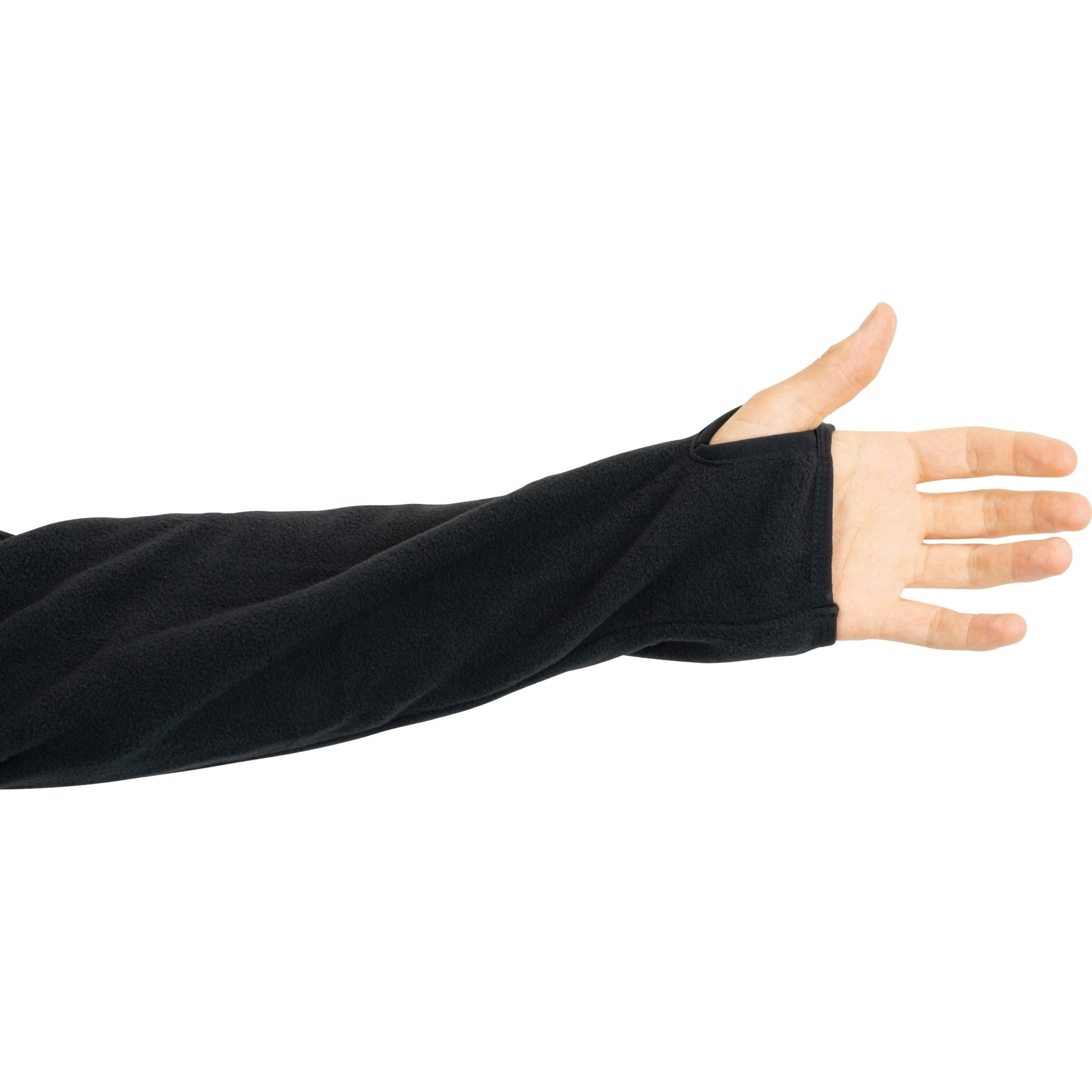 Sudadera fleece VIPER VCAM BLACK con capucha y bolsillo frontal