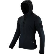 Sudadera fleece VIPER VCAM BLACK con capucha y bolsillo frontal